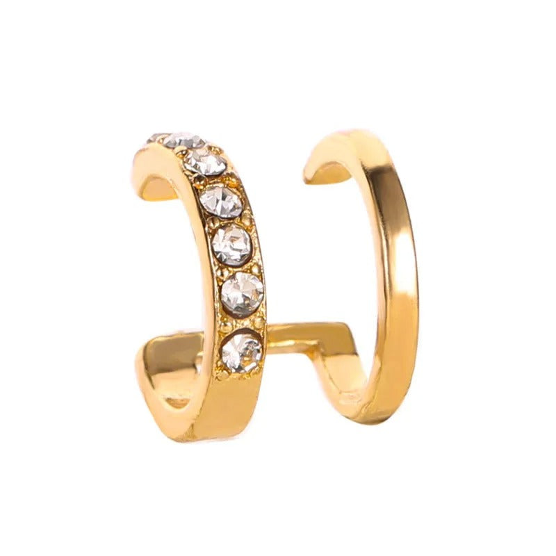 Crystal Accents Ear Cuff